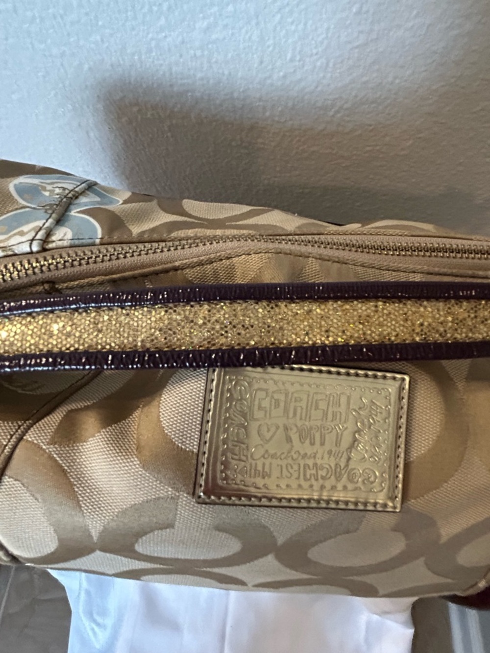 COACH Poppy Multicolor Signature Hobo Bag - Picture 14 of 16